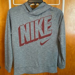 Nike Dri-fit boys hooded shirt